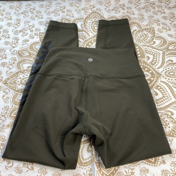 Lululemon legging with the Fierce word down the left leg - Picture 2 of 12